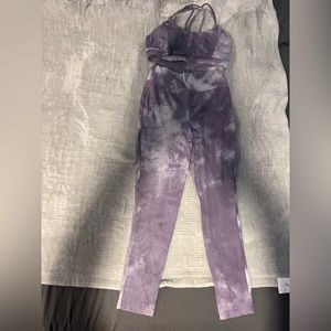 Tye dye gym set! Leggings and sports bra